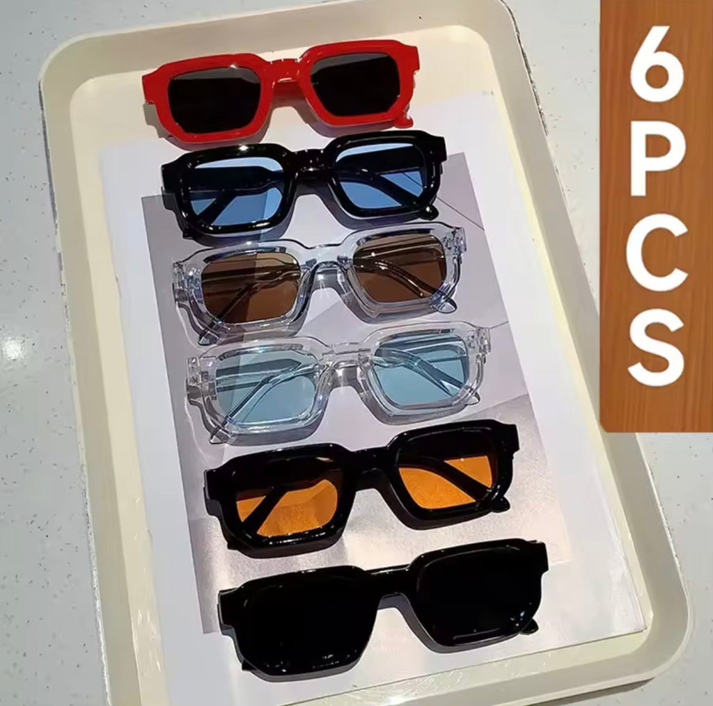 Retro Rectangle Sunglasses | UV400 Protection | Unisex — BESTSELLERZZ
