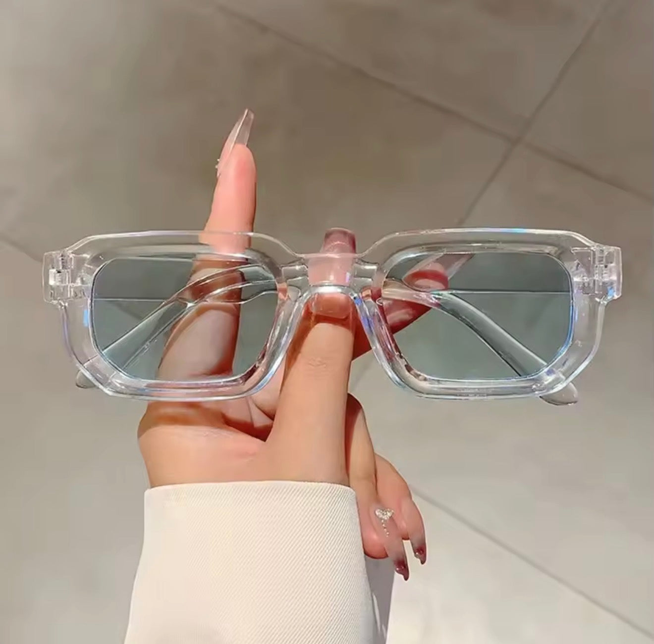 Retro Rectangle Sunglasses | UV400 Protection | Unisex — BESTSELLERZZ